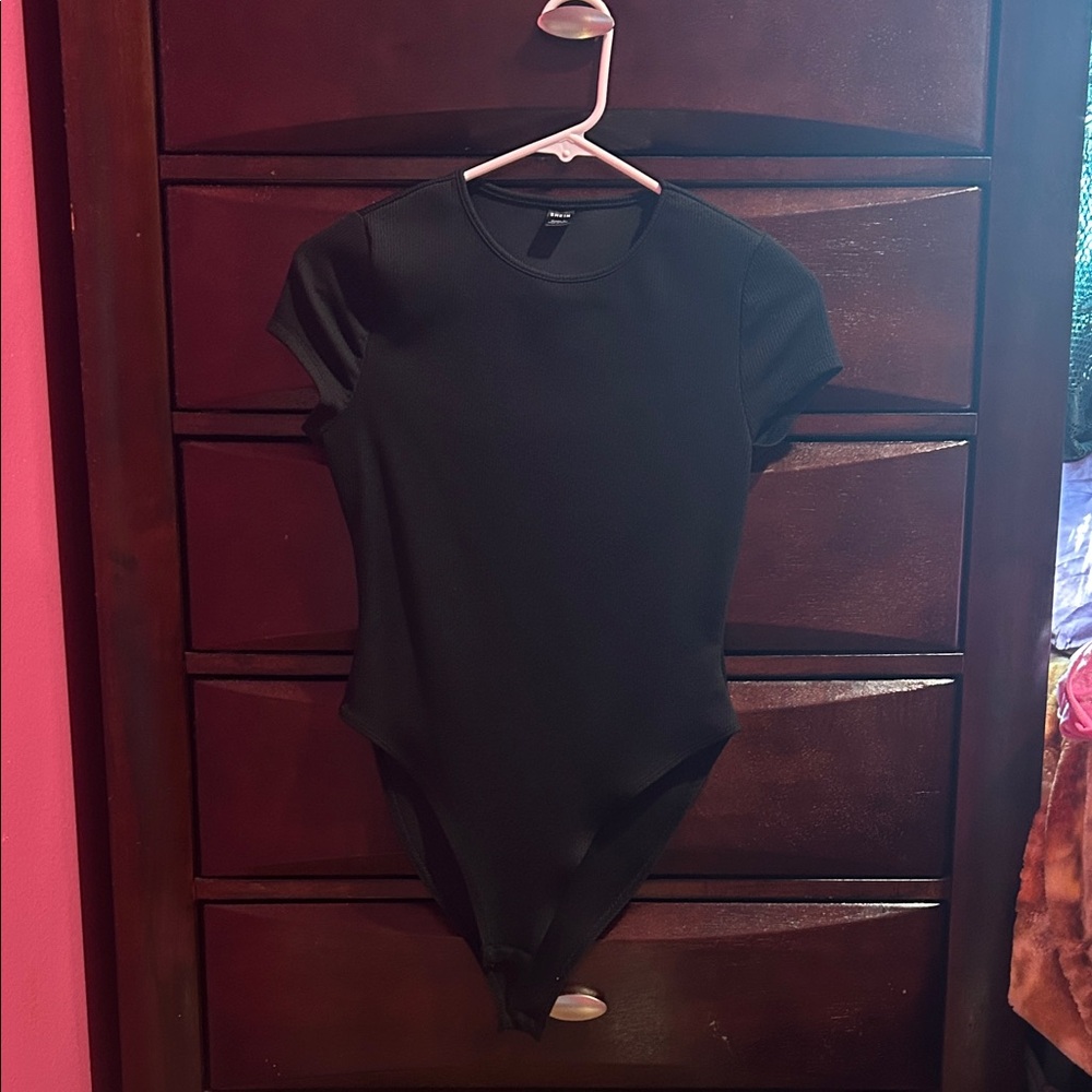SHEIN Classic Black Bodysuit